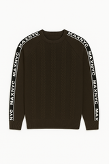 Men  wool sweater gray