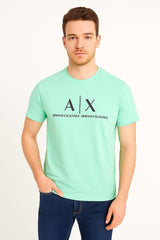 Men’s sea green Armani Tee