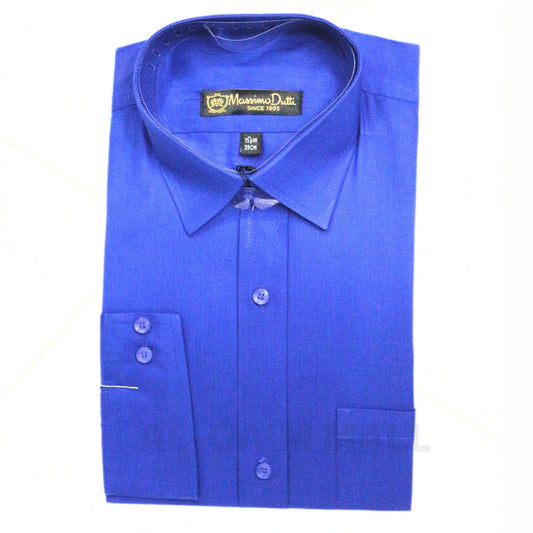 MENS BERRY BLUE DRESS SHIRT