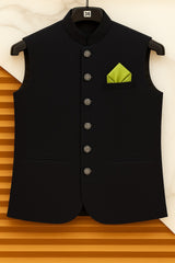 Men’s Black Sutting Waistcoat