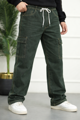 Men’s Streetwear Green Cargo Pants