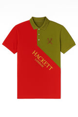 Men’s red and Olive green Polo Tee