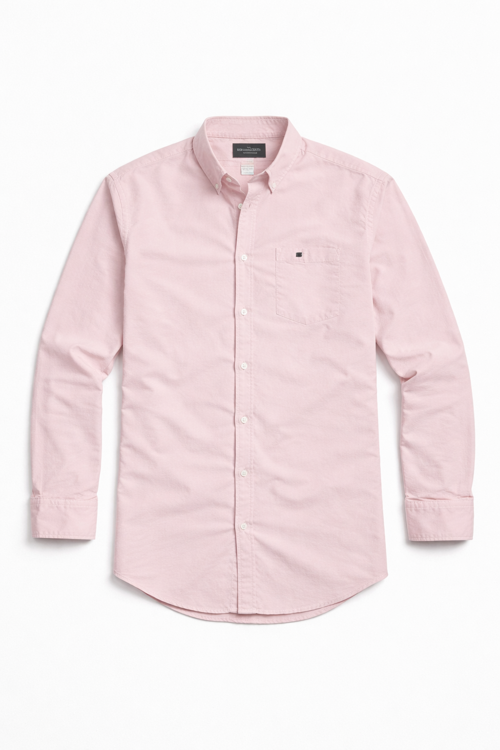 Mens Light Pink Solid casual shirt