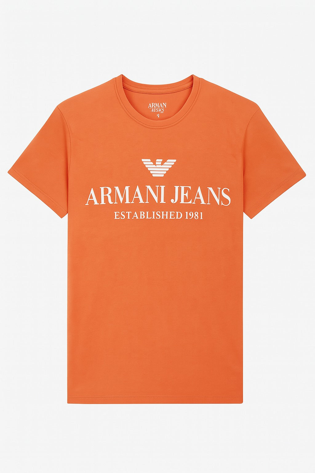 Men’s Orange Armani Tee