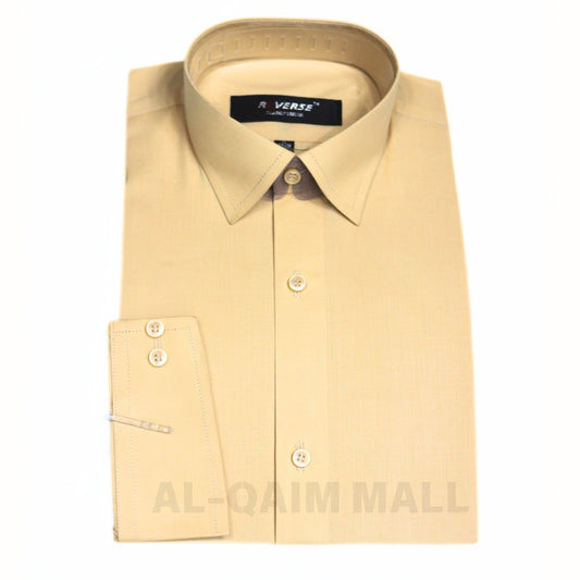 Men’s beige formal shirt