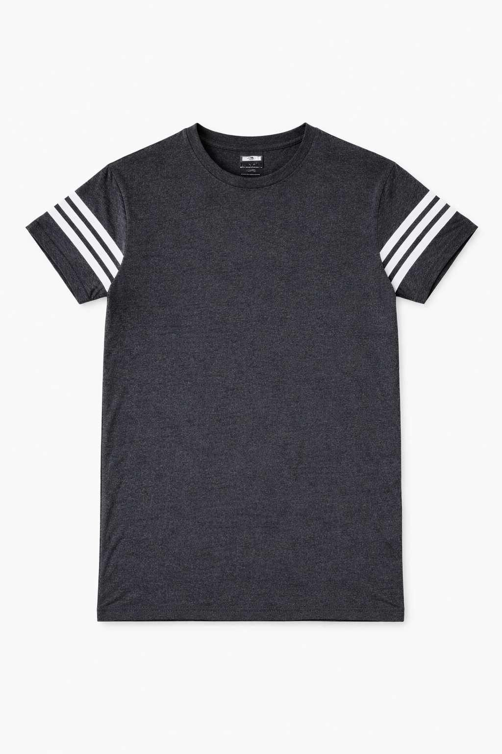 Mens gray sleeve stripe T-Shirt (Last Chance)