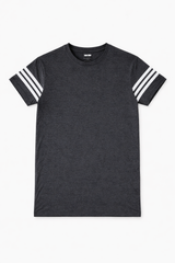 Mens gray sleeve stripe T-Shirt (Last Chance)