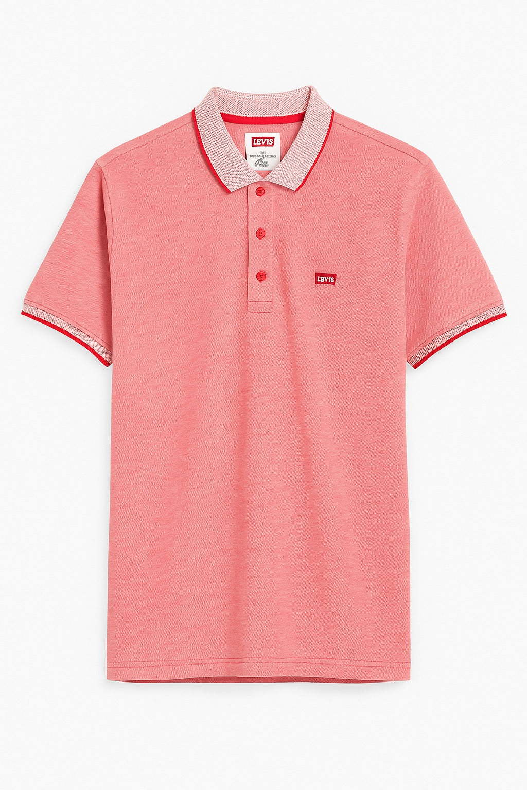 Men’s pink double shade polo Tee