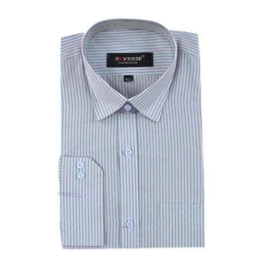 Men sky blue lining formal shirt