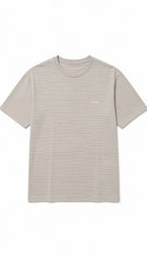 Men’s Light Grey Horizontal Pinstripe Cartier Logo T-Shirt