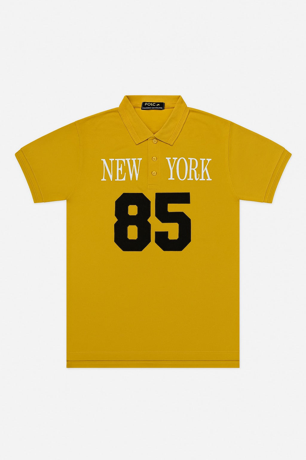 Men’s Mustard Polo Tee