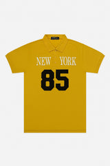Men’s Mustard Polo Tee