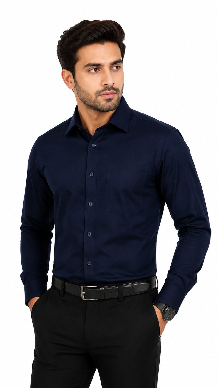 Men’s denim Blue Formal Shirt