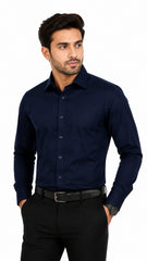 Men’s denim Blue Formal Shirt