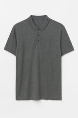 Men’s gray Oversized polo Tee