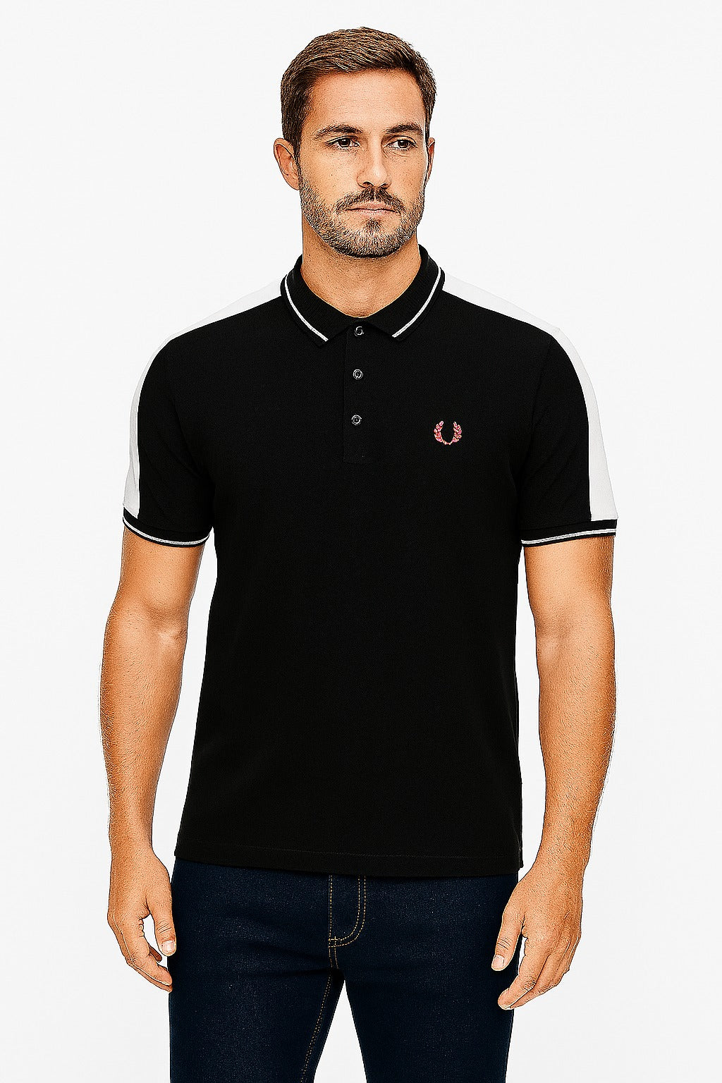 Men’s Black Polo Tee