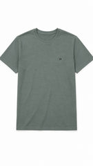 Men’s Sage Green Micro-Textured Burberry Logo T-Shirt