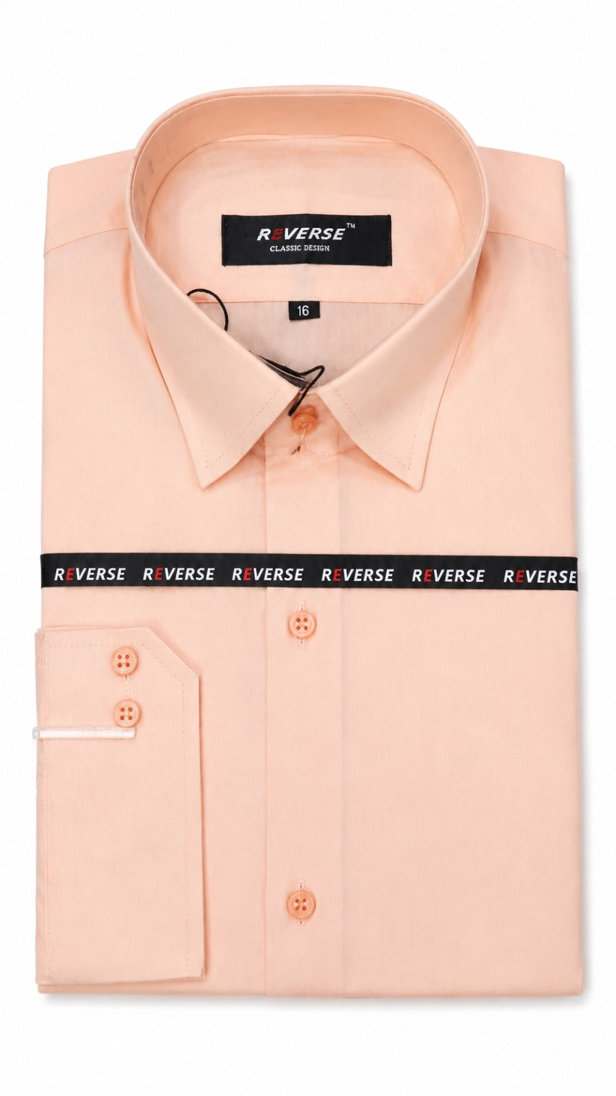 Men’s light orange Formal Shirt