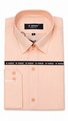 Men’s light orange Formal Shirt