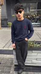 Mens Imported Rabbit Wool Sweater Red Lining