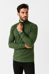Men’s Olive green high neck
