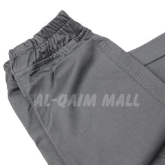 Men’s slate gray cotton cargo trouser