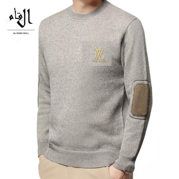 Men’s gray LV imported sweater