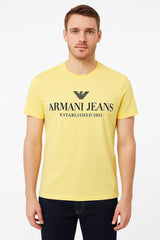 Men’s yellow Armani Tee