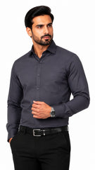 Men’s Dark Grey Formal Shirt